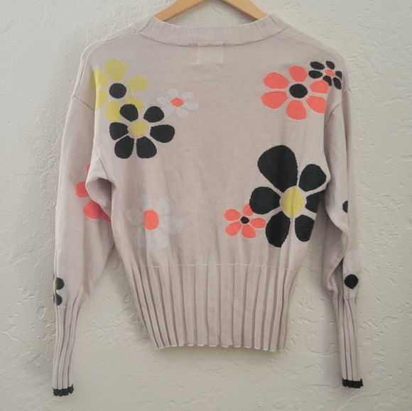 BRODIE WISPR Blossom Crew Neck Jumper Size Medium - Picture 3 of 8